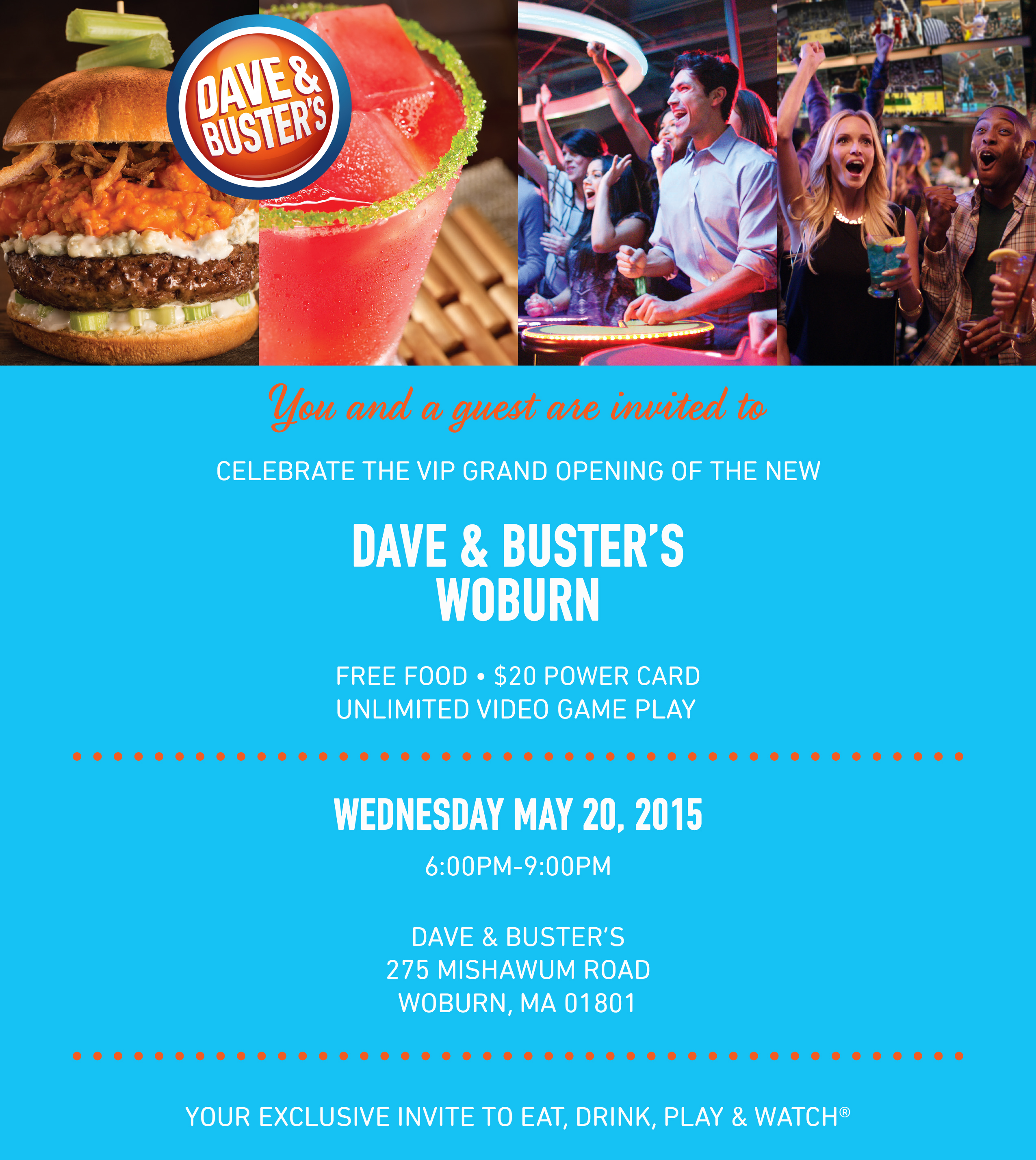 Dave & Buster's Hiring Ahead of June Opening